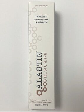 Alastin Hydratint Pro Mineral Broad Spectrum Sunscreen SPF36 (3.2oz/91g) AUTH*